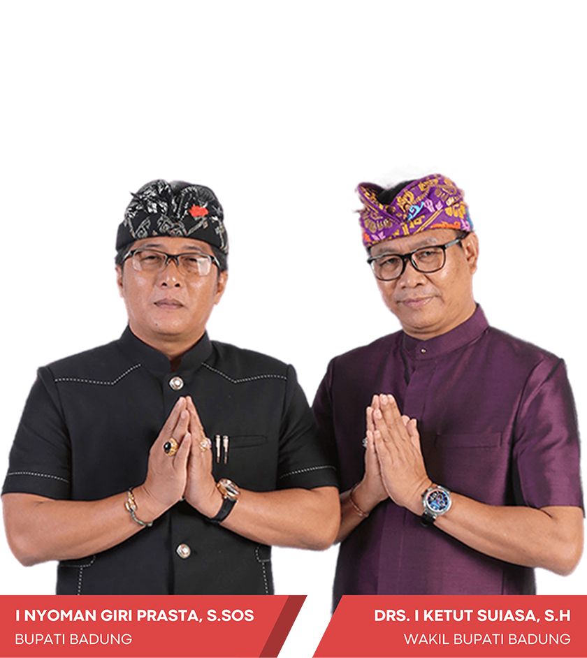 Foto Bupati dan Wakil Bupati Badung